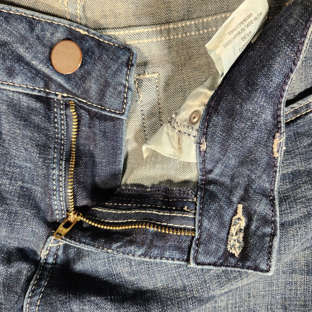 Wrangler Bootcut Jeans Womens 9x30 Blue Excellent Stretch Denim Mid Rise - Picture 6 of 13